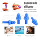 thumbnail image 4 of Antifaz 3d Para Dormir Adjustable Respirable 5 Tapones Oidos negro, 4 of 5