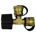 thumbnail image 1 of Marshall Excelsior Propane Adapter Fitting ME412P Tee Style; Brass; Single; With Plastic Clamshell, 1 of 1