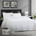 thumbnail image 2 of Cooling Oversized All-Season Reversible Single Comforter - King/California King, White, 2 of 4