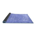 thumbnail image 2 of Ahgly Company Indoor Round Oriental Blue Industrial Area Rugs, 3' Round, 2 of 4