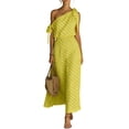 thumbnail image 2 of JULMCOMO Summer Dresses for Women Polka Dot One Shoulder Casual A Line Flowy Maxi Dresses Tie Strap Beach Vacation Sundresses Yellow 2XL, 2 of 7