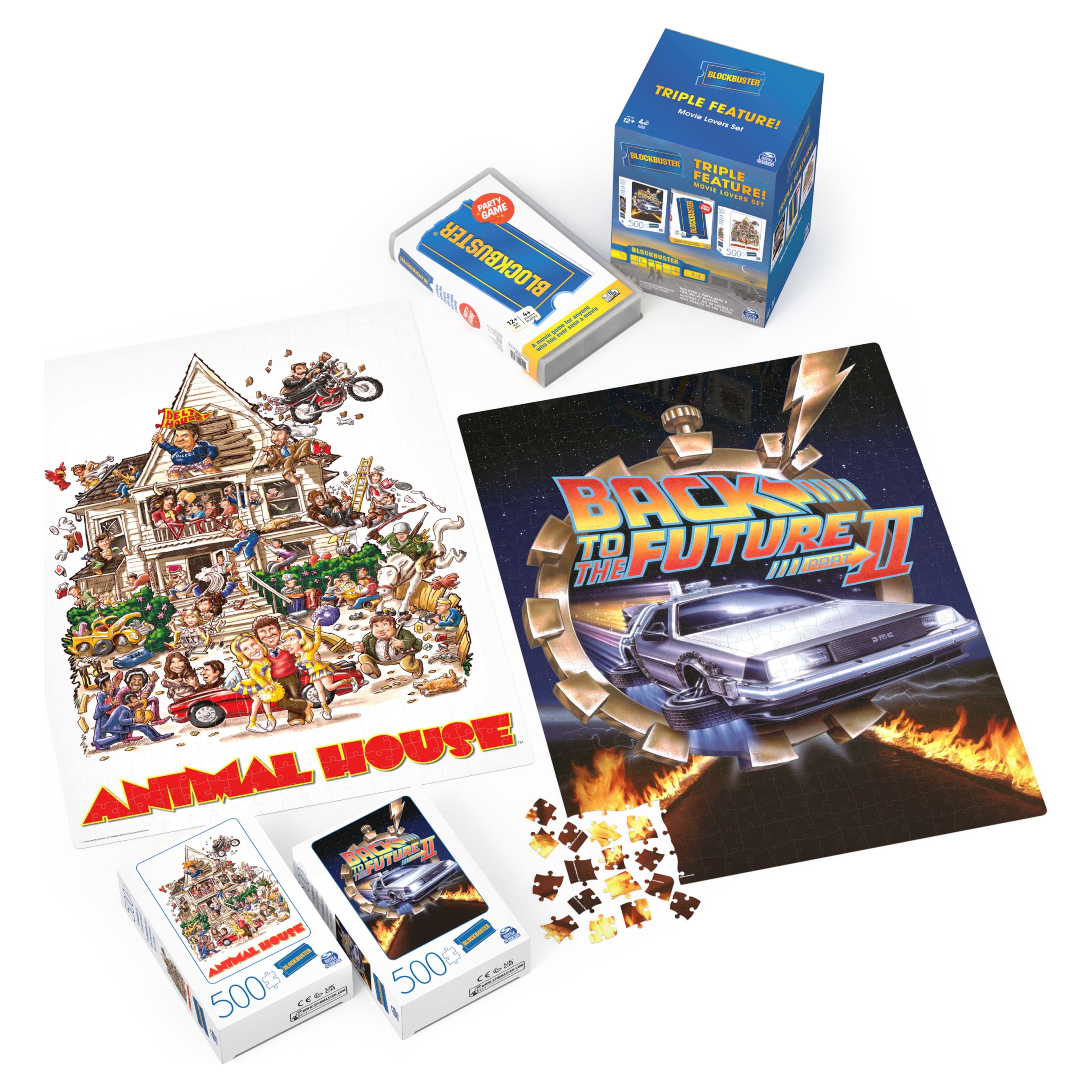 Blockbuster, 500-Piece Blockbuster Puzzles & Party Game Bundle for Families - image 4 of 7