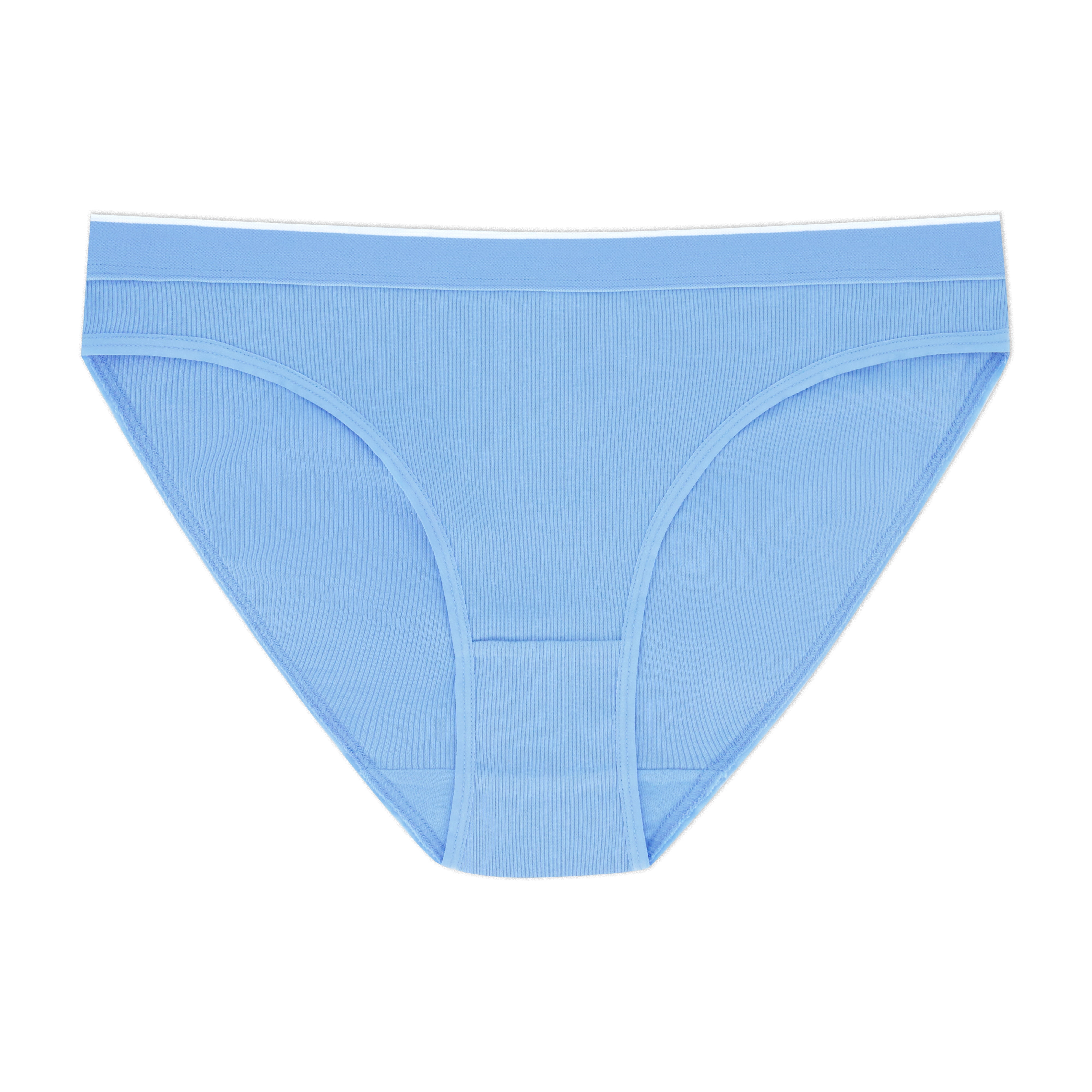 No Boundaries Stretch Ribbed Bikini Underwear, 5-Pack, Women's XS-XXXL