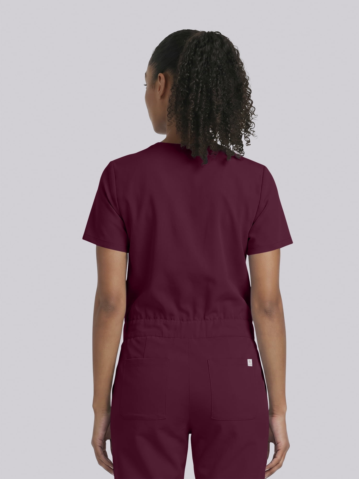 Scrubstar Ultimate Women’s Antimicrobial Drawstring Straight Leg Scrub Jumpsuit, Sizes XS–2XL