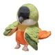 thumbnail image 3 of Marionetas de mano de loro, peluche de loro, juguete de pájaro suave para enseñar Verde y naranja, 3 of 9