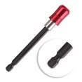 thumbnail image 4 of S SERENABLE 1/4" Hex Shank Bar Socket Screwdriver Bit Holder, Extension Chuck Adapter Set 100mm Red, 4 of 5