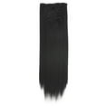 thumbnail image 3 of Vadktai Clip in Hair Extensions Real Human Hair Clip, Human Hair Clip in Extensions Black Women Invisible Natural Straight Seamless Clip on Hair Extensions, 3 of 3