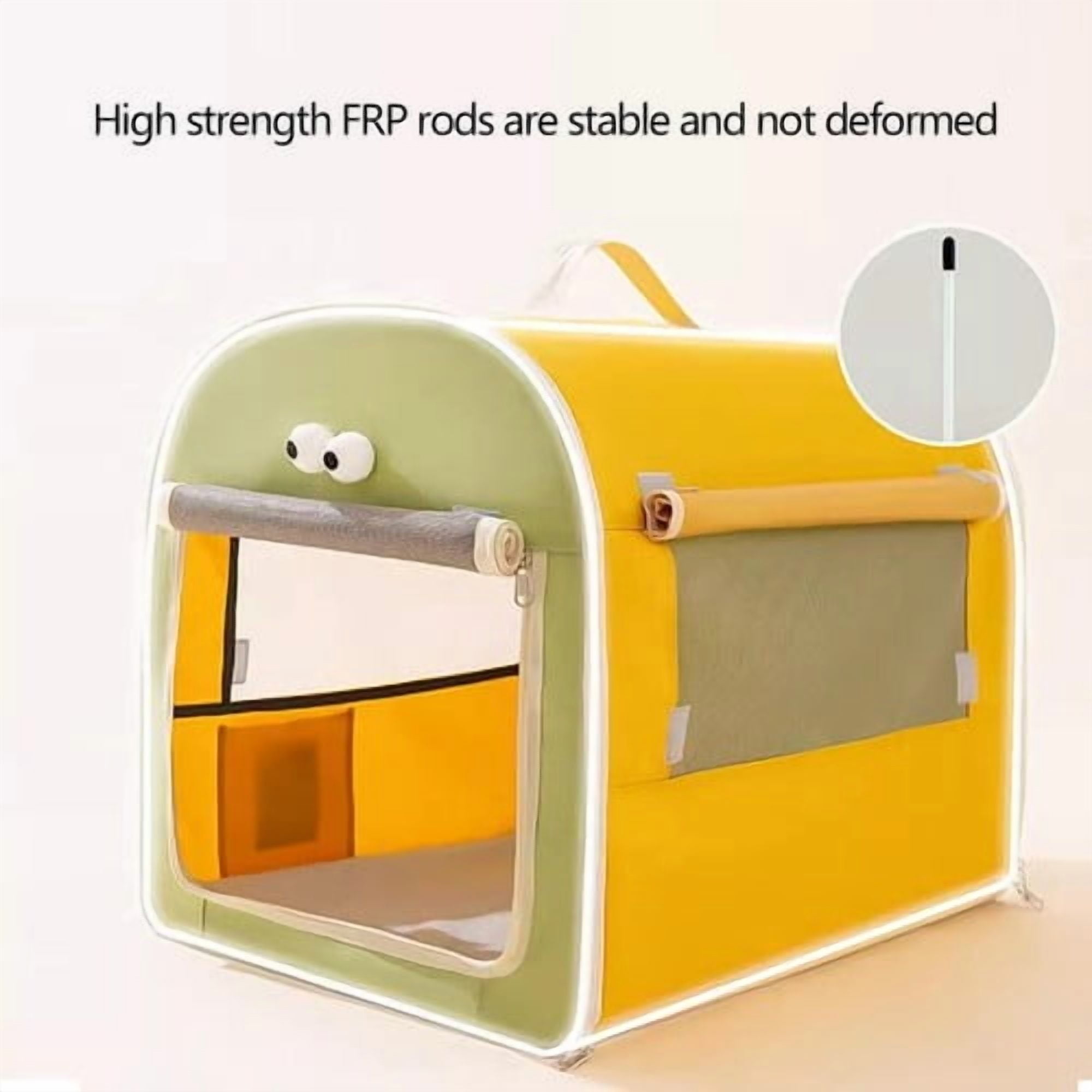 Colourtree Portable Dog Crate Oxford Cloth Material Dustproofs and Breathable Collapsibles Dog Crate Dog Crate for Car Suitable for Small and Medium Sized Dogs