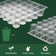 thumbnail image 7 of Gardzen 10 Pack 25 Gallon Grow Bags & 5 Pack 40 Cell Seed Starter Tray Kit with Handles, 7 of 7