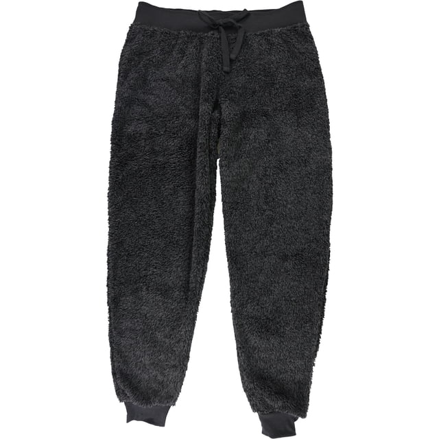 Lounge Affair Womens Sherpa Pajama Jogger Pants slate M/31