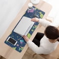 thumbnail image 3 of Long Mouse Pads for Desk,DarkBlue Cartoon Dinosaurs PartyElements Desk Mats on Top Of Desks, Desk Mouse Pad Extra Large with 3mm Non-Slip Base and Stitched Edge for Gaming,Work,Home 31.5"x11.8", 3 of 5