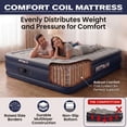 thumbnail image 5 of Pittman - Queen Air Mattress with Built-in Pump - 18" Inflatable Air Bed - Self Inflation & Deflation, 5 of 8