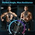 thumbnail image 6 of EAST MOUNT Twister Arm Trainer - Home Chest Workout Equipment Arm Trainer for Men Adjustable 22-440lbs Hydraulic Power Forearm Exerciser, 6 of 7