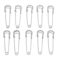 thumbnail image 3 of Broche Épingles, Broches de Style Rétro Largement Utilisé Incrusté de Strass 10Pcs pour Robe, 3 of 8