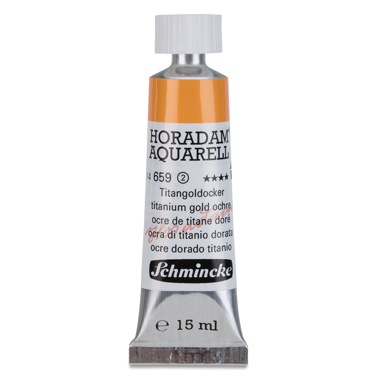 Schmincke Horadam Aquarell Artist Watercolor - Titanium Gold Ochre, 15 ml tube