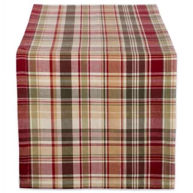 Design Imports CAMZ37780 14 x 108 Po Remercier Plaid Table Coureur