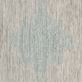 thumbnail image 6 of SAFAVIEH Courtyard Delbet Medallion Indoor/Outdoor Area Rug, Grey/Aqua, 4' x 5'7", 6 of 7