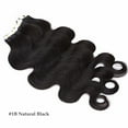 thumbnail image 3 of Benehair 100% Real Remy Human Hair Extensions Tape In Seamless Skin Weft Full Head Body Wave Women Thick 20 pcs 40pcs Black, 3 of 11