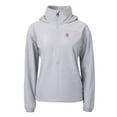 thumbnail image 2 of Women's Cutter & Buck  Gray Idaho Vandals Charter Eco Recycled Half-Zip Anorak Jacket, 2 of 3
