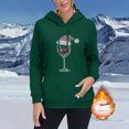 thumbnail image 3 of Uootdi Christmas Hoodies for Women Oversized Long Sleeve Fleece Lined Warm Xmas Sweatshirt Holiday Winter Casual Drawstri Gift ng Pullover, 3 of 7