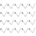 thumbnail image 1 of Unique Bargains 20pcs Single Button Kayak Paddle Snap Spring Clip 47mmx5.8mm V Shaped Hollow Lift Telescopic Locking Pole Clips, 1 of 5