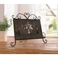 thumbnail image 7 of Westcharm Antique Metal Kitchen Cookbook Display Stand, Recipe Book and iPad Holder, Cookery Book Easel with Weighted Chains, Rustic Dark Brown, 7 of 7