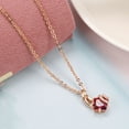 thumbnail image 2 of Rose Gold Zircon Necklace For Women Niche Design, 2 of 2