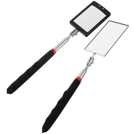 WHAMVOX  2 Pcs Telescope Vehicle Inspection Mirror Practical Wide Viewing Area