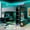 Blue, variant on Heavy-Duty Full Size Loft Bed with Desk, Storage Headboard, Drawers & Hanging Rod, Gaming Loft Bed with Light, Teens Loft Bed (Green)