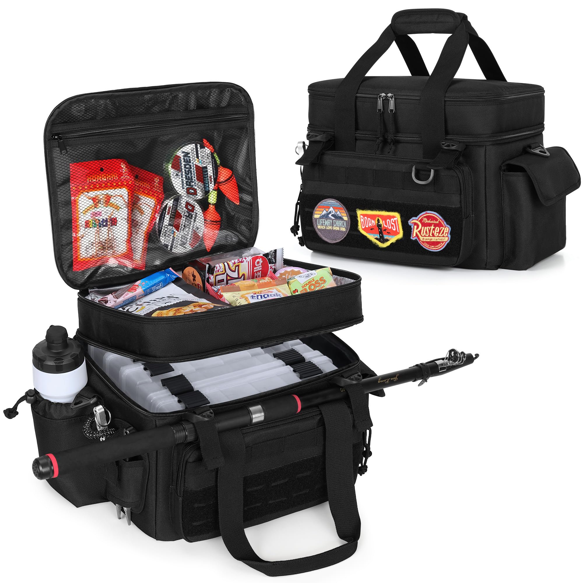 Waterproof Tackle Box Bag for 3600/3500 Boxes Nylon Material 1 Pack