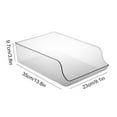 thumbnail image 2 of Promotion!Stackable Plastic Food Storage Bins for Refrigerator Organizer Transparent C, 2 of 12