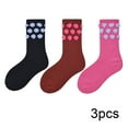 thumbnail image 3 of Ajziojiro Toddler Kids Crew Socks Novelty Stripe Cotton Sock for Boys Girls Baby Autumn Winter Mid-Calf Cotton Socks for 3-12 Year, 3 of 9
