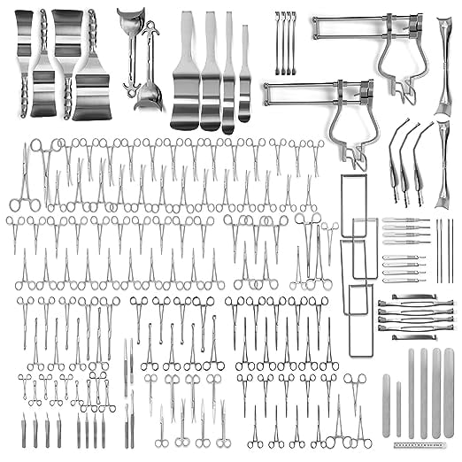 DEXSUR Basic Laparotomy Set of 197 Instruments