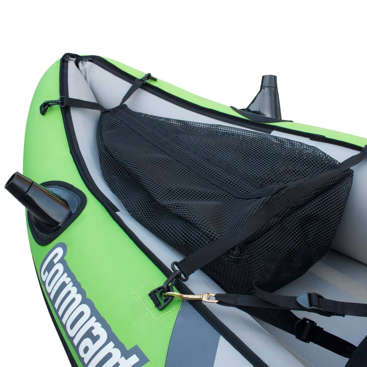 Elkton Outdoors Comorant 2 Person Kayak, 10 Foot Inflatable Fishing Kayak, Full Kit!