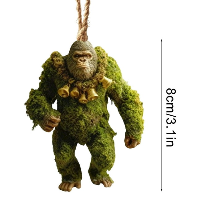 REZUOFI 2 PCS Christmas Ornament with Holiday Magic, Funny Festive Decor for Tree, Durable Double-Sided Print, Unique Wildlife Design, Gift for Collectors
