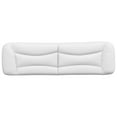 thumbnail image 3 of vidaXL Headboard Cushion White 193 cm Faux Leather, 3 of 5