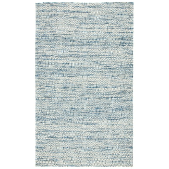 SAFAVIEH Marbella Rhonda Diamond Area Rug, Light Blue/Beige, 3' x 5'