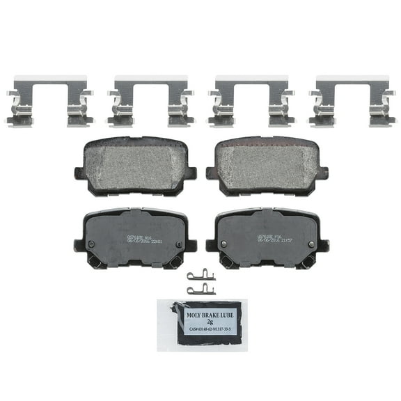 Wagner QuickStop ZX1766 Semi-Metallic Disc Brake Pad Set Fits select: 2014-2023 DODGE CHARGER POLICE