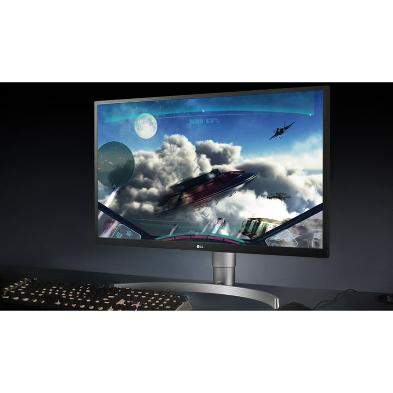 LG 27UL550-W 27 Inch 4K UltraFine IPS LED HDR Monitor with Radeon Freesync  Technology and HDR 10, Silver