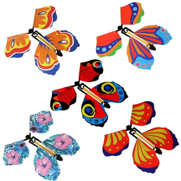 ODOMY Magic Butterfly Flying Card Toy Butterfly Wedding Magic Props Magic Tricks