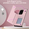 thumbnail image 6 of Dteck for Samsung Galaxy S20 Ultra Flip Wallet Case, PU Leather Magnetic Clasp Case with Card Slot Kickstand & Cross Body Strap Shockproof Protective Case for Samsung S20 Ultra Ladies, Pink, 6 of 10