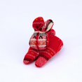 thumbnail image 3 of Lindo conejo de zanahoria decorativo, ligero, suave, diseño encantador para la decoración del dormitorio del hogar, conejo rojo, 3 of 5