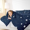 thumbnail image 4 of Feelyou Cartoon Stars Print Full Size Comforter Sets, Teen Kid Boy Girl Bedding Sets, 3pcs, 4 of 8