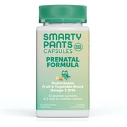 SmartyPants Prenatal Multivitamin Capsules with Omegas, 30 Count