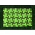 thumbnail image 1 of Ahgly Company Indoor Rectangle Abstract Green Modern Area Rugs, 6' x 9', 1 of 4