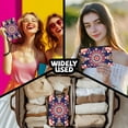 thumbnail image 4 of Original Designs Coin Purse for Women Girls Mandalas Patterns 2 Packs Change Purse with Zipper Durable and Soft Canvas Wallet Pouch for Travel Gift diy, 4 of 9