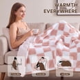 thumbnail image 5 of MEUDYT Electric Heated Blanket for Adult, 50.1"x60.1" Soft Flannel Heating Blanket with 10 Heating Levels & 8 Hours Auto Off，Light Pink, 5 of 8