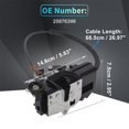 thumbnail image 4 of Actuador de cerradura de puerta eléctrica trasera derecha con cable para GMC Sierra 2008-2009 No.25876398 Negro, 4 of 7