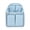 Light Blue, variant on Multi Pocket Backpack Insert Organizer Lightweight Shoulder Bag Divider Light Blue Tone