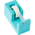 thumbnail image 4 of Poppin Dynamic Duo Stapler and Tape Dispenser Set - Aqua, Staple Up to 20 Sheets of Paper, Solid Weighted Core Tape Dispenser, Matching Lengths for an Even Setup, 4 of 13